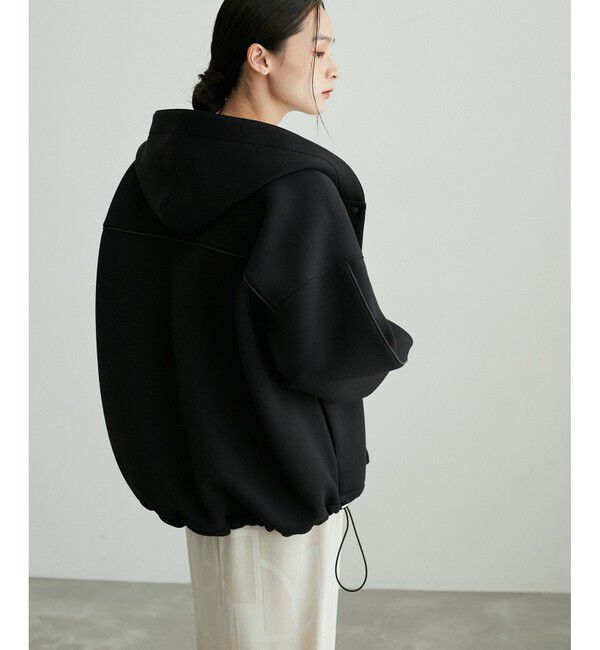 ADAM ET ROPE'「【サステナブル】フーディーブルゾン」|ブルゾン・スタジャン|