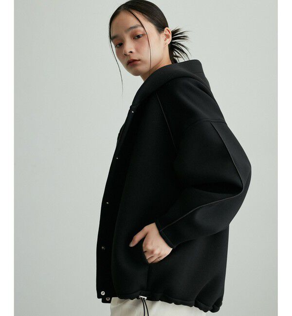 ADAM ET ROPE'「【サステナブル】フーディーブルゾン」|ブルゾン・スタジャン|