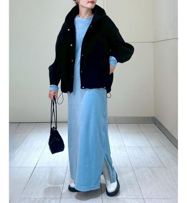 ADAM ET ROPE'「【サステナブル】フーディーブルゾン」|ブルゾン・スタジャン|