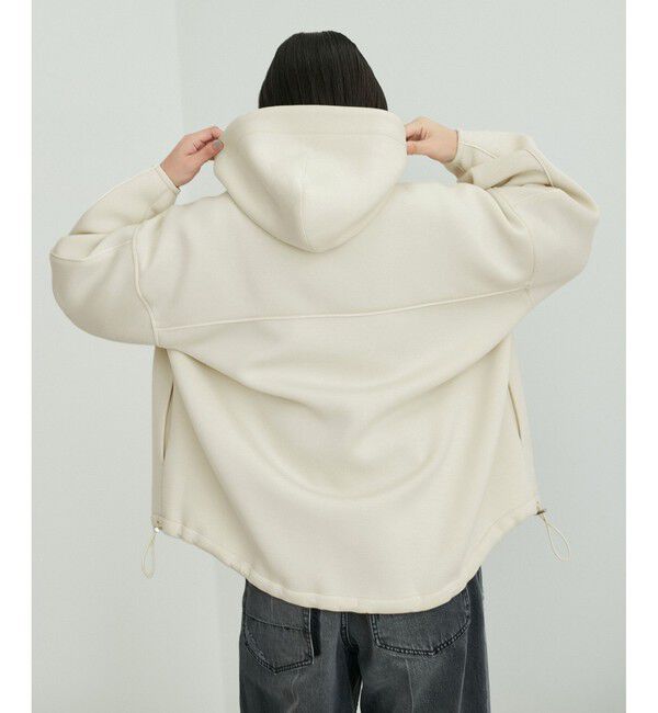 ADAM ET ROPE'「【サステナブル】フーディーブルゾン」|ブルゾン・スタジャン|