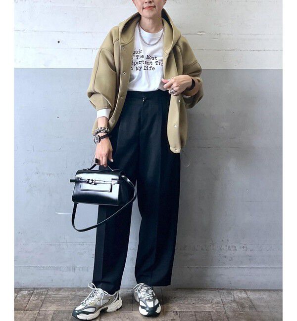 ADAM ET ROPE'「【サステナブル】フーディーブルゾン」|ブルゾン・スタジャン|