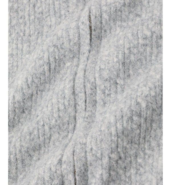 ADAM ET ROPE'「【WEB限定】ミックスパターンジップミドルカーディガン」|カーディガン|