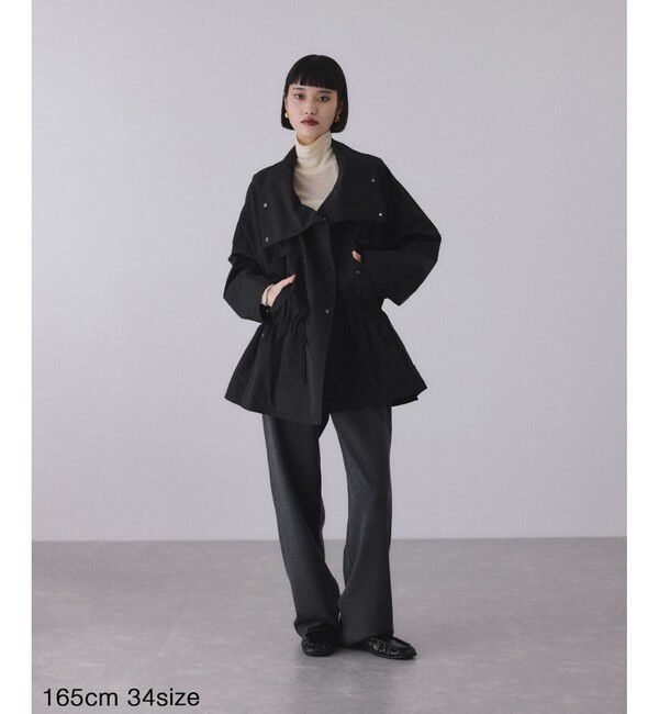 ADAM ET ROPE'「スタンドカラードロストブルゾン」|ブルゾン・スタジャン|