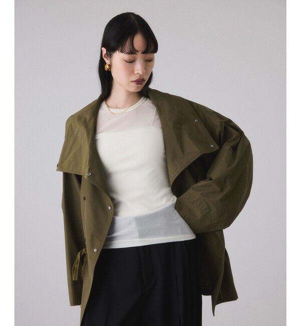 ADAM ET ROPE'「スタンドカラードロストブルゾン」|ブルゾン・スタジャン|