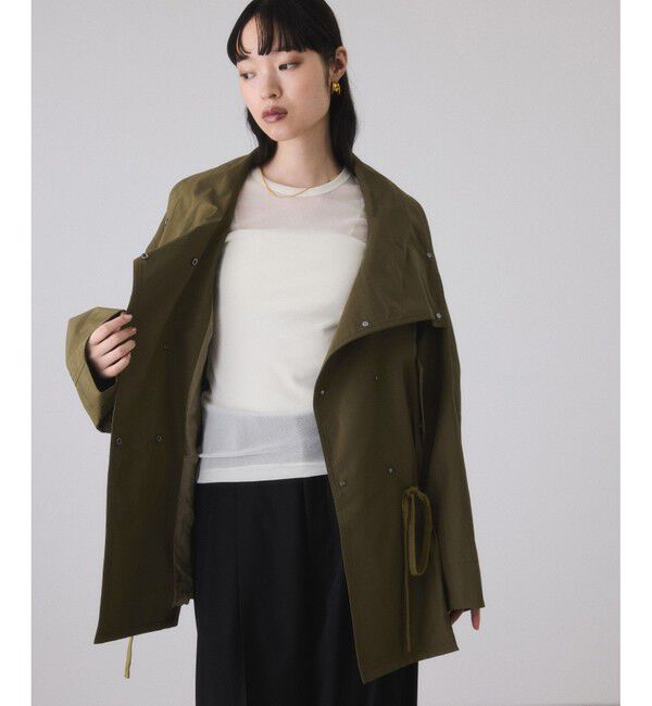 ADAM ET ROPE'「スタンドカラードロストブルゾン」|ブルゾン・スタジャン|