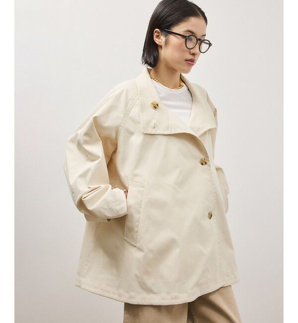 ADAM ET ROPE'「フレアーミドルトレンチコート」|トレンチコート|