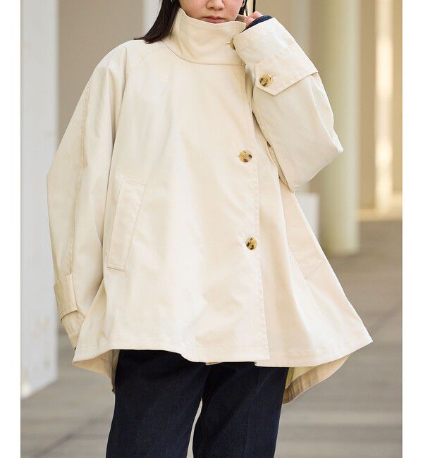 ADAM ET ROPE'「フレアーミドルトレンチコート」|トレンチコート|