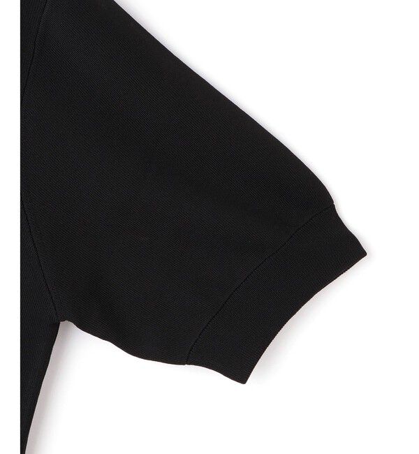 ADAM ET ROPE'「【WEB限定】ハーフスリーブバイカラーポロニット」|ポロシャツ|