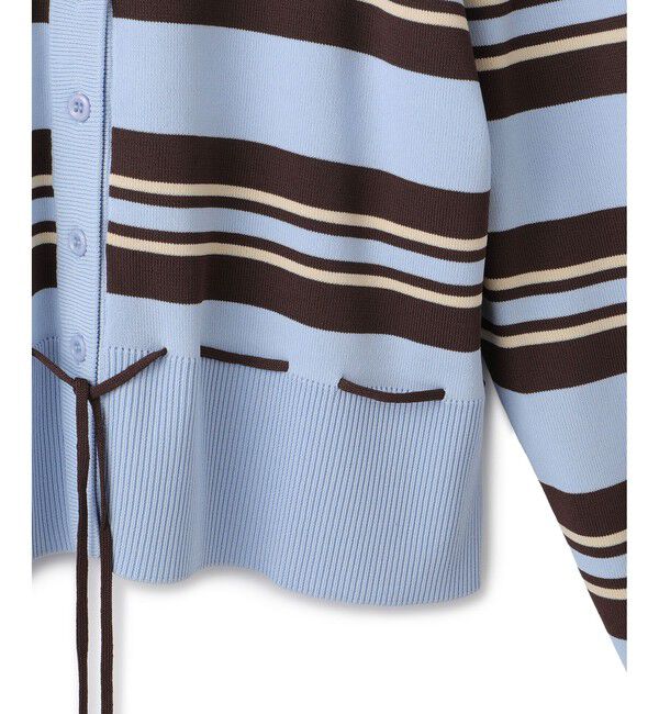ADAM ET ROPE'「【WEB限定】バイカラーカーディガン」|カーディガン|