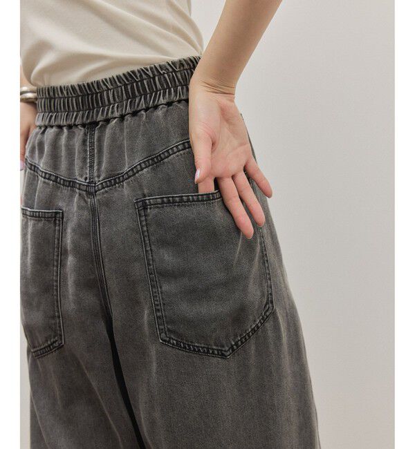 ADAM ET ROPE'「ライトデニムイージーパンツ」|デニム|