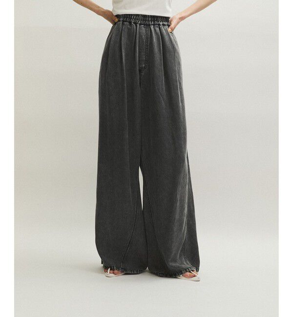 ADAM ET ROPE'「ライトデニムイージーパンツ」|デニム|