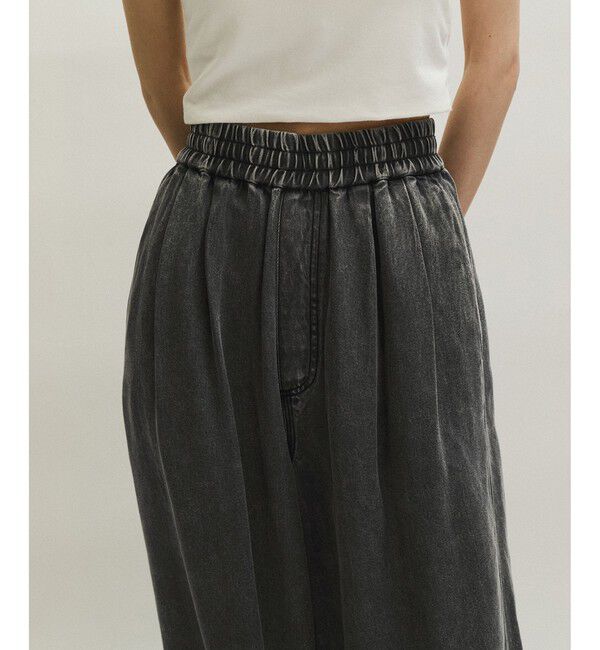 ADAM ET ROPE'「ライトデニムイージーパンツ」|デニム|