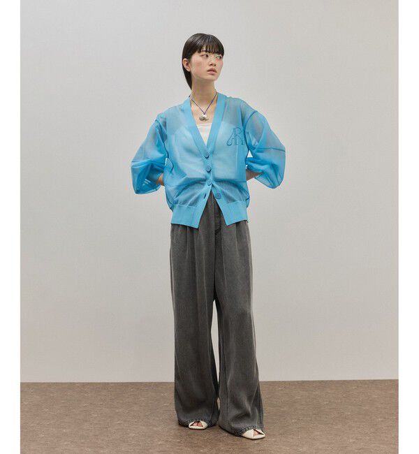 ADAM ET ROPE'「ライトデニムイージーパンツ」|デニム|