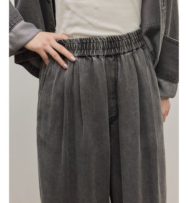 ADAM ET ROPE'「ライトデニムイージーパンツ」|デニム|