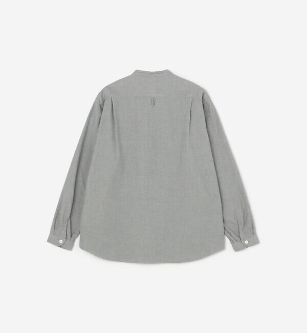 DANTON「DANTON | コットンフランネル バンドカラーシャツ MEN」|シャツ・ブラウス|