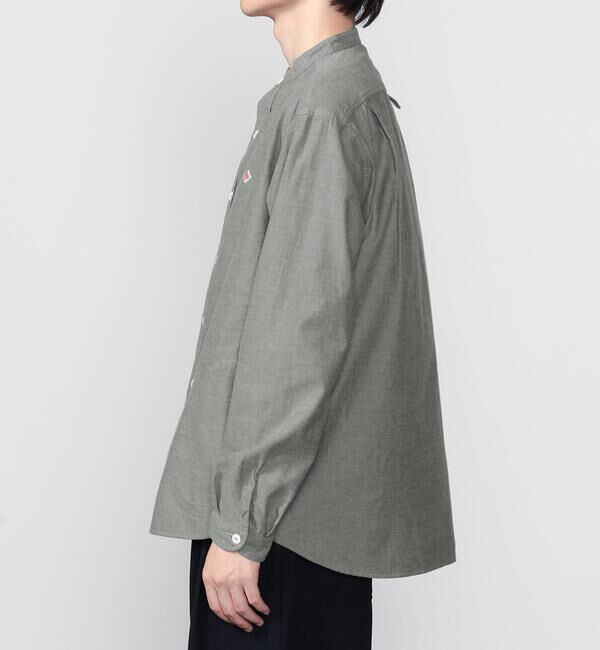 DANTON「DANTON | コットンフランネル バンドカラーシャツ MEN」|シャツ・ブラウス|