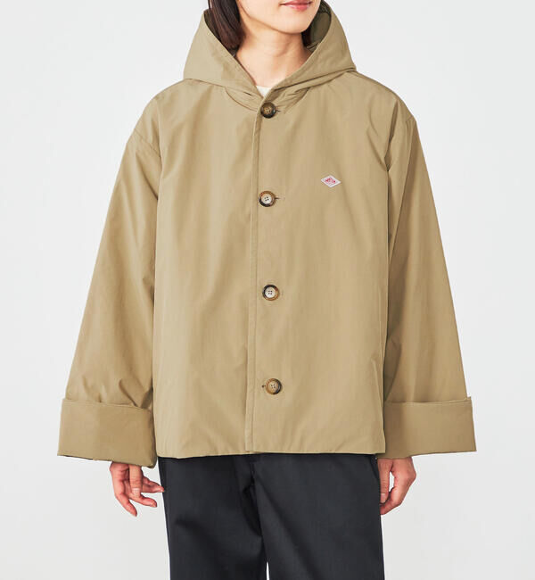 DANTON「DANTON | 中綿フードジャケット WOMEN」|ブルゾン・スタジャン|