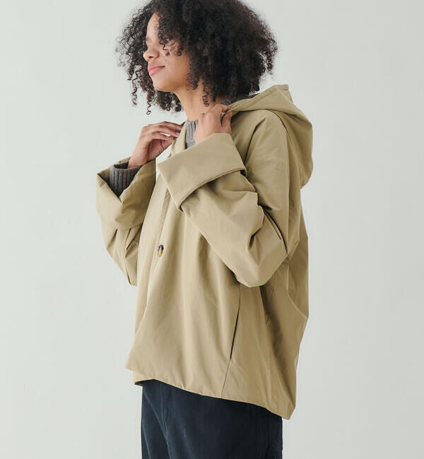 DANTON「DANTON | 中綿フードジャケット WOMEN」|ブルゾン・スタジャン|