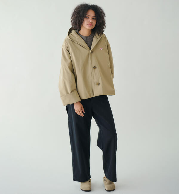 DANTON「DANTON | 中綿フードジャケット WOMEN」|ブルゾン・スタジャン|