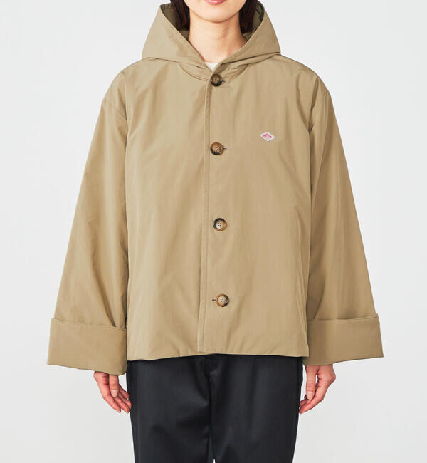 DANTON「DANTON | 中綿フードジャケット WOMEN」|ブルゾン・スタジャン|