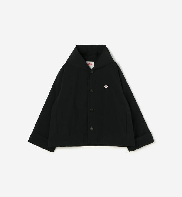 DANTON「DANTON | 中綿フードジャケット WOMEN」|ブルゾン・スタジャン|NAVY