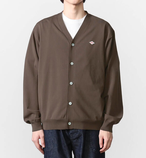 DANTON「DANTON | ジャージーニット Vネックカーディガン MEN」|ニット・セーター|