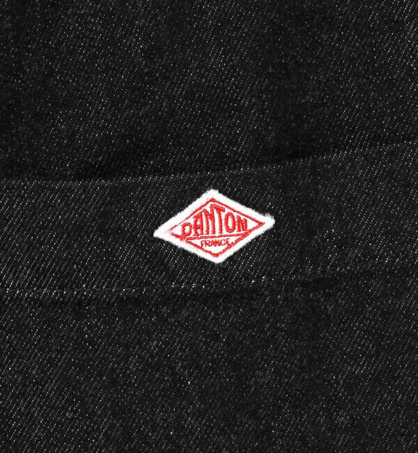 DANTON「DANTON | ブラックデニム イージーパンツ WOMEN」|デニム|