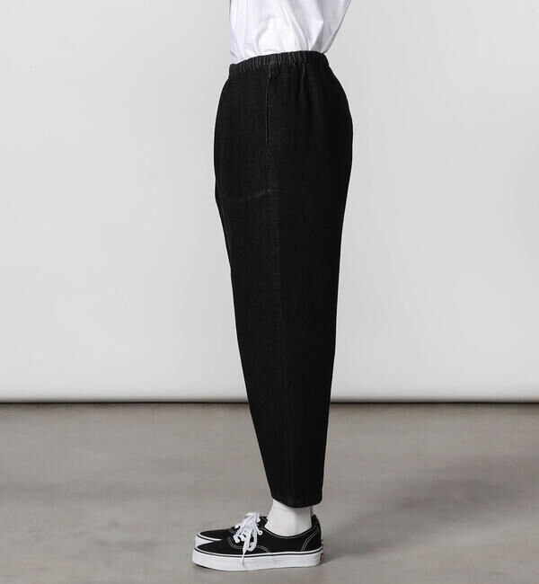 DANTON「DANTON | ブラックデニム イージーパンツ WOMEN」|デニム|