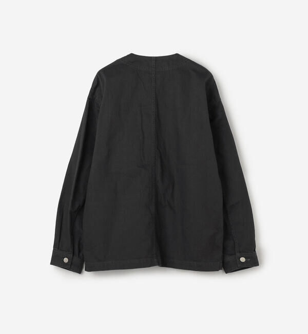 DANTON「DANTON | ドリル カラーレスジャケット MEN」|デニムジャケット|