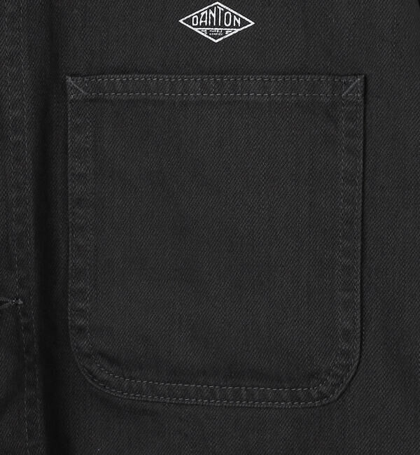 DANTON「DANTON | ドリル カラーレスジャケット MEN」|デニムジャケット|