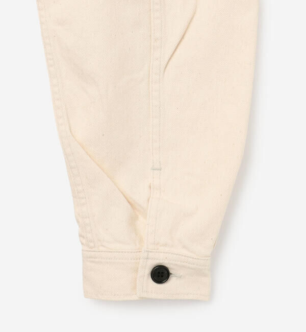 DANTON「DANTON | カツラギコットン ノーカラーショートジャケット WOMEN」|ノーカラージャケット|