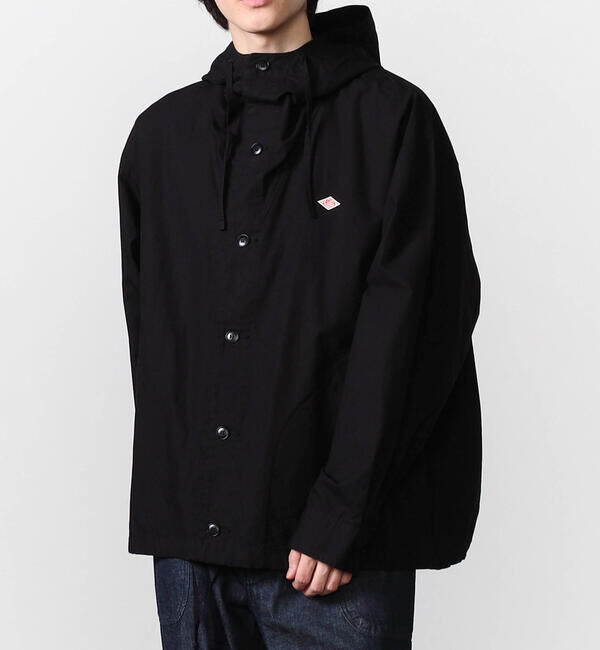 DANTON「DANTON | コットンリネン ショートフードジャケット MEN」|テーラードジャケット|