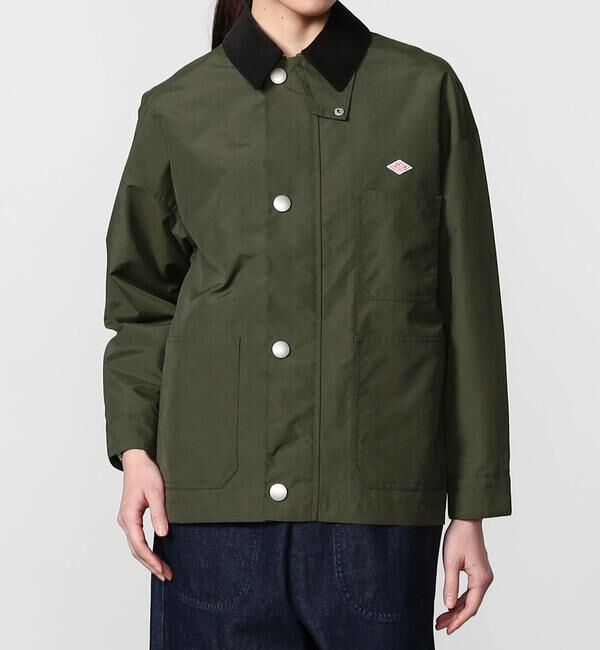 DANTON「DANTON | ナイロンタフタ カバーオールジャケット WOMEN」|その他|OLIVE