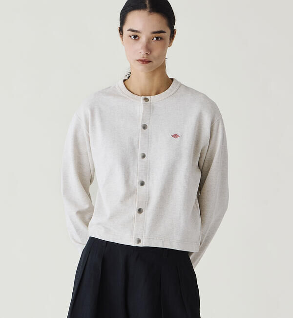 DANTON「DANTON | コットンテリー クルーネックカーディガン WOMEN」|その他|