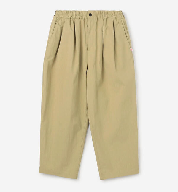 DANTON「DANTON | コットンナイロンツイル 2タックワイドイージーパンツ WOMEN」|チノ|