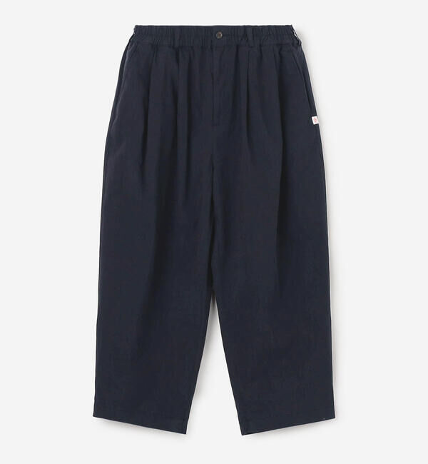 DANTON「DANTON | コットンナイロンツイル 2タックワイドイージーパンツ WOMEN」|チノ|