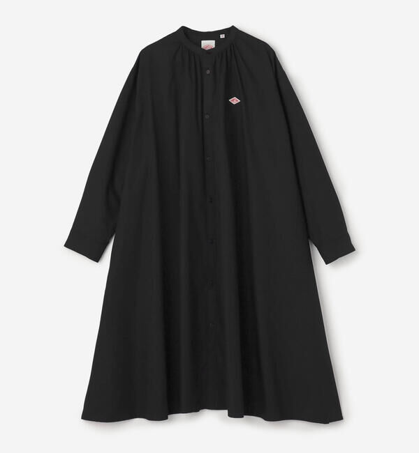 DANTON「DANTON | ブロード ギャザーシャツワンピース WOMEN」|ワンピース|
