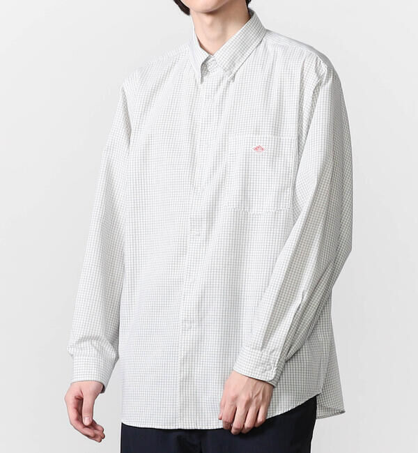 DANTON「DANTON | ポリオックスフォード ボタンダウン長袖シャツ MEN」|シャツ・ブラウス|