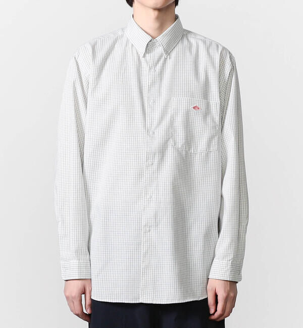 DANTON「DANTON | ポリオックスフォード ボタンダウン長袖シャツ MEN」|シャツ・ブラウス|