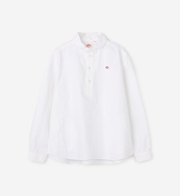 DANTON「DANTON | オックスフォード 丸襟プルオーバーシャツ SOLID WOMEN」|シャツ・ブラウス|