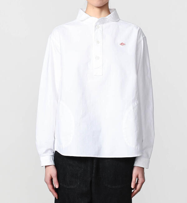 DANTON「DANTON | オックスフォード 丸襟プルオーバーシャツ SOLID WOMEN」|シャツ・ブラウス|