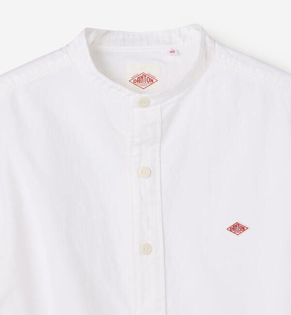 DANTON「DANTON | オックスフォード バンドカラーシャツ SOLID MEN」|シャツ・ブラウス|