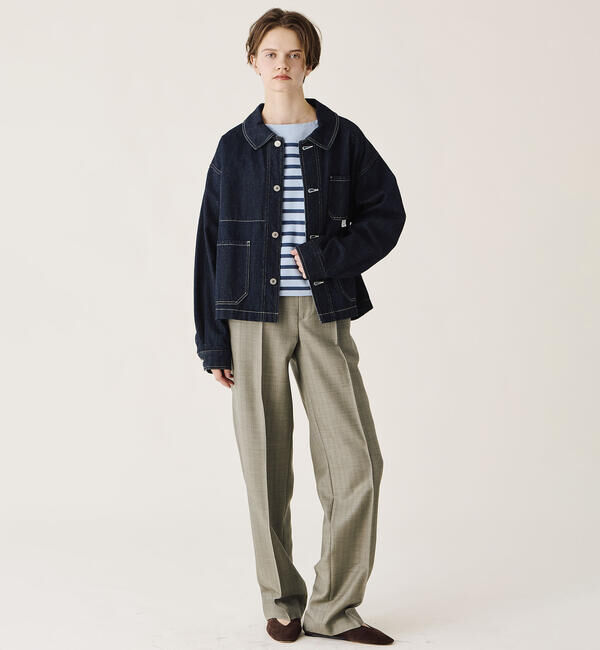 ORCIVAL「ORCIVAL | コットンヘンプデニム カバーオール WOMEN」|デニムジャケット|