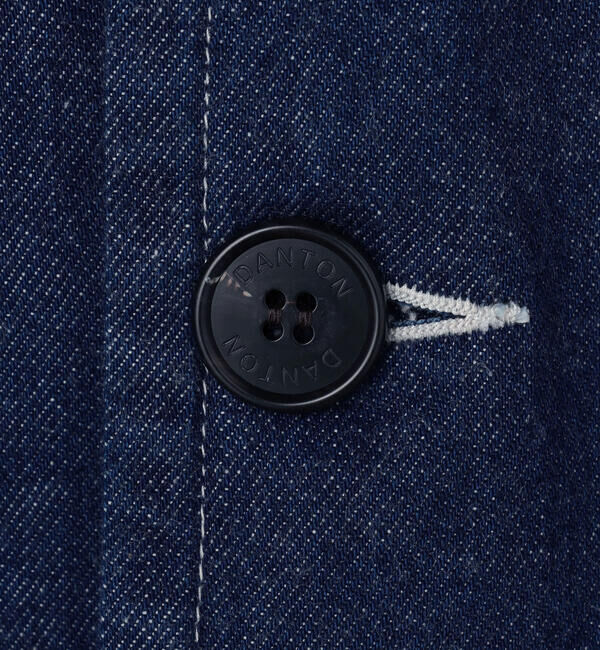 DANTON「DANTON | 11ozデニム ノーカラーショートジャケット WOMEN」|その他|