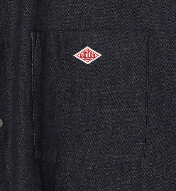 DANTON「DANTON | デニムダンガリー ボタンダウン長袖シャツ MEN」|シャツ・ブラウス|