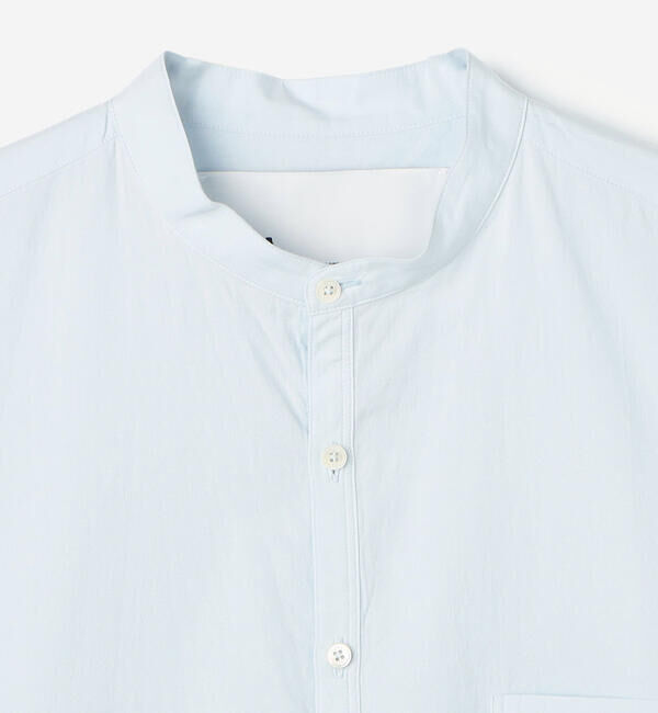  「TICCA | コットン ノーカラーシャツ WOMEN」|シャツ・ブラウス|