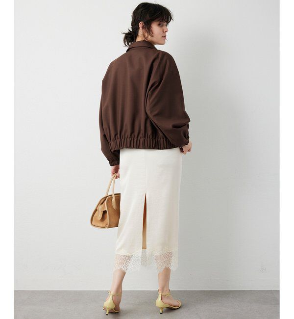  「平織りジップブルゾン」|ブルゾン・スタジャン|