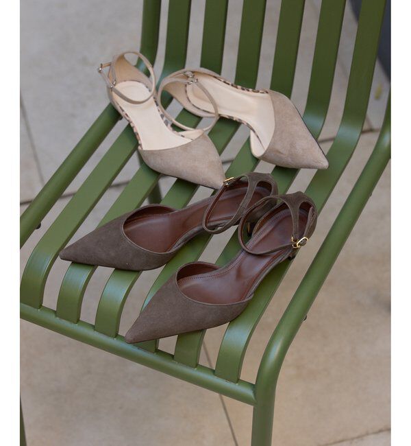 Hoaw.「【Hoaw.】スエードポインテッドパンプス」|その他|