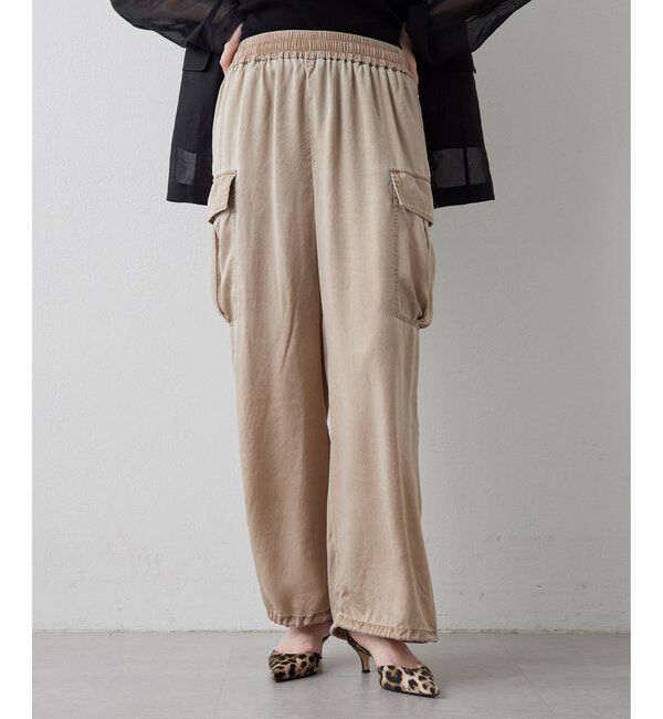 Drawing Numbers】ピグメントキュプラカーゴパンツ｜ルミネの