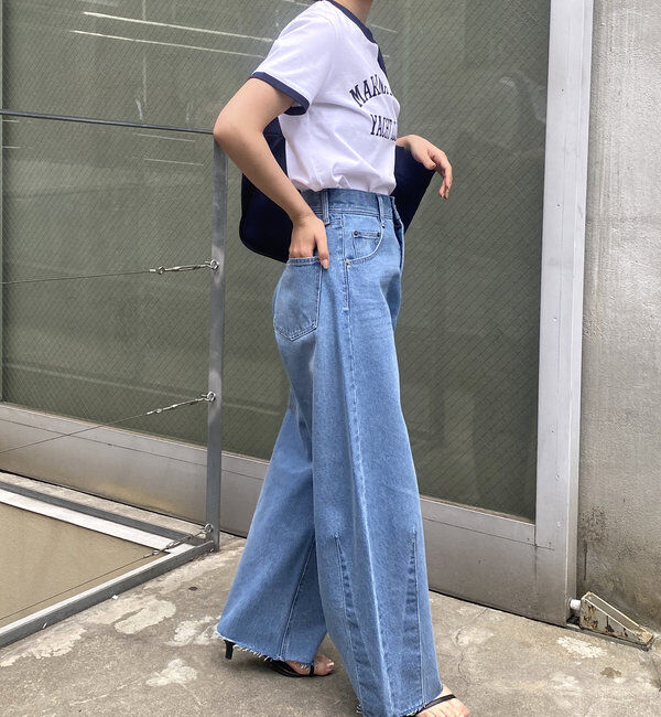  「【累計販売2.４万本】ブルージュデニム」|デニム|